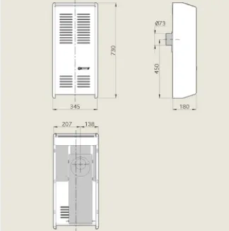 CALEFACTOR CTZ LINEA COMPACTA 2500 TB/TBU - Imagen 2
